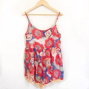 NWT LF Floral Romper in M